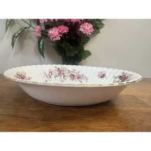 Vintage Royal Albert Lavender Rose Oval Vegetable Serving Bowl English‎ China
